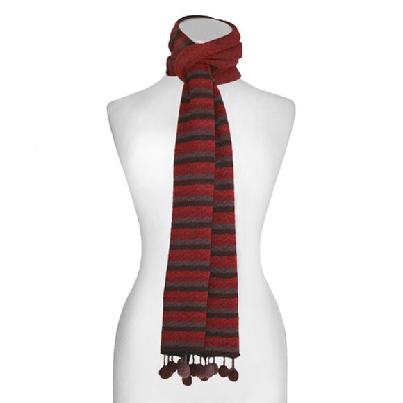 Mix of Stitches Scarf. Made in Peru. - Picture 1 of 4